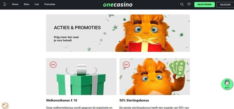 OneCasino | Beste Online Casino Reviews | casino bonussen