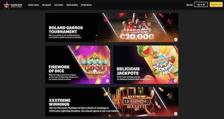 Napoleon Games casino spellen