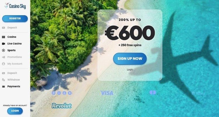 Casino Sky bonus
