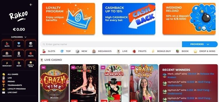 Rakoo Casino | Beste Online Casino Reviews | speel casino online