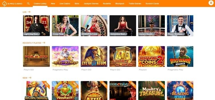 Simple Casino | Beste Online Casino Reviews | gokkasten