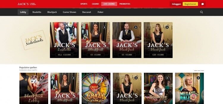 Jack's Casino | Beste Online Casino Reviews | live spelen