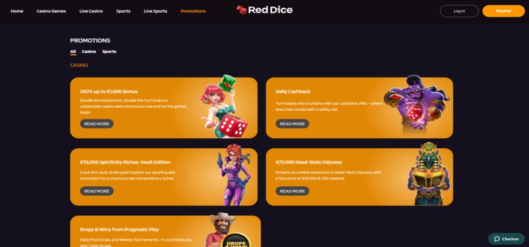 Red Dice Casino | Beste Online Casino Reviews | casino promoties