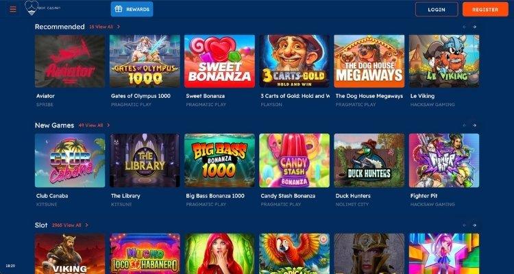 Bof Casino Spellen