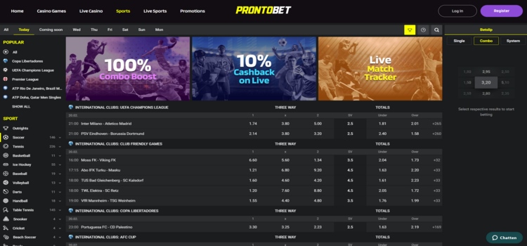 ProntoBet Casino | Beste Online Casino Reviews | sportsbook