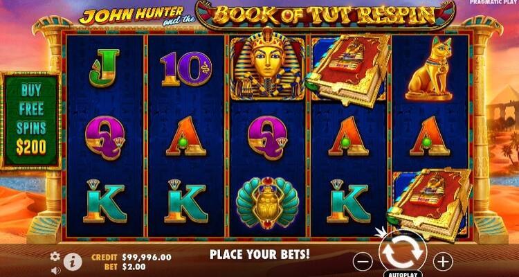 John Hunter and the Book of Tut Respin slot review
