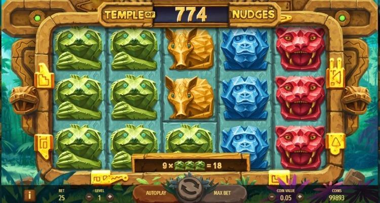 Temple of Nudges slot Big Win