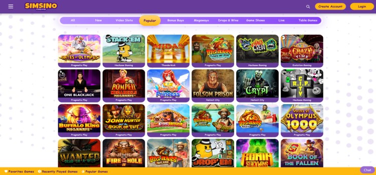 Simsino Casino | Beste Online Casino Reviews | casino spellen
