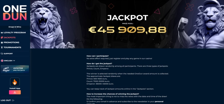 Onedun Casino | Beste Online Casino Reviews | jackpots