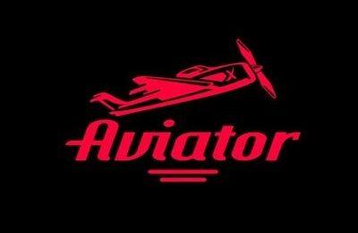Aviator crash casino game logo