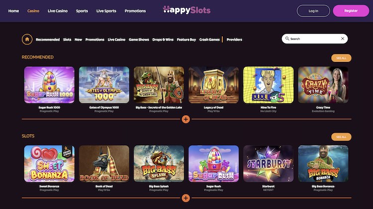 HappySlots | Beste buitenlandse casino's | casino spellen