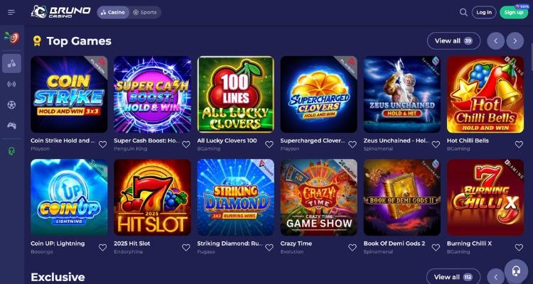 Bruno Casino online casino spellen