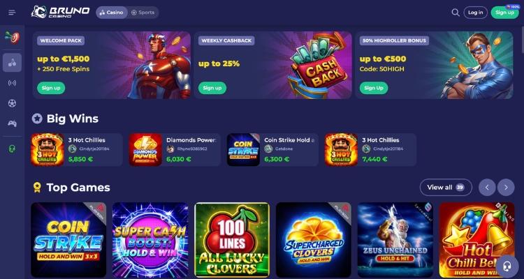 Bruno Casino online gokken