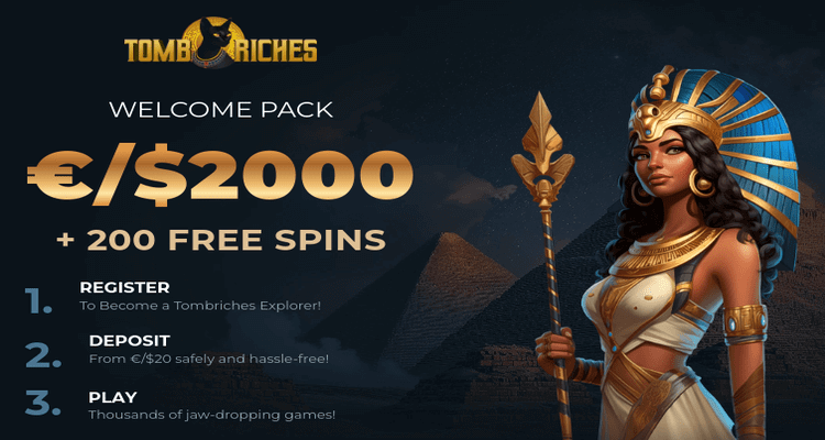 Tomb Riches Casino welkomstbonus