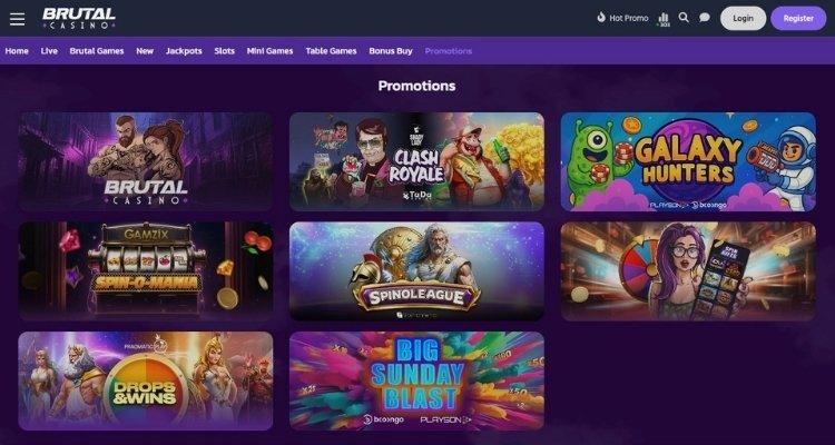 Brutal casino online bonussen