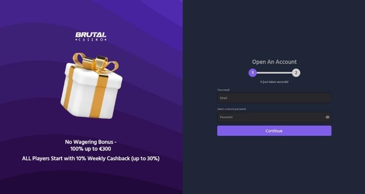 Brutal casino online storting