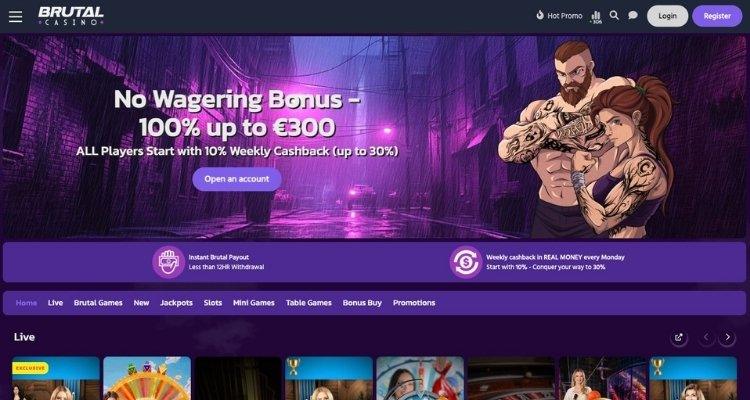 Brutal casino online