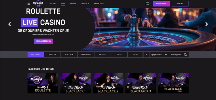 Hard Rock Casino live casino