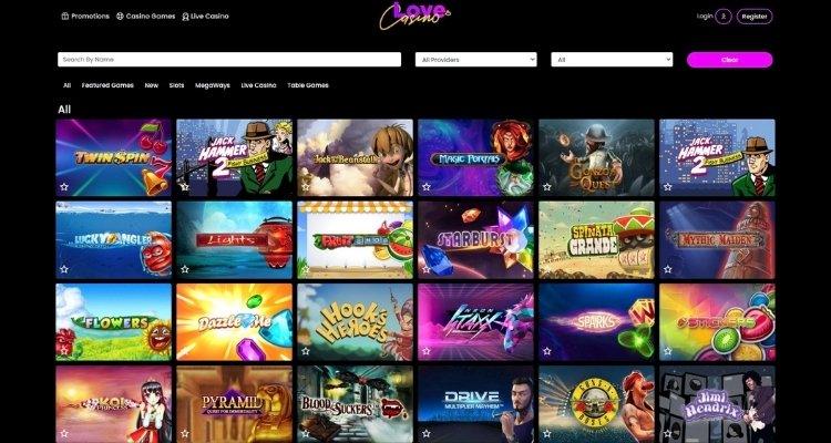 Love casino online spellen