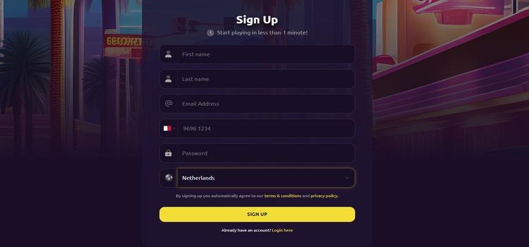 PrivéCasino account aanmaken