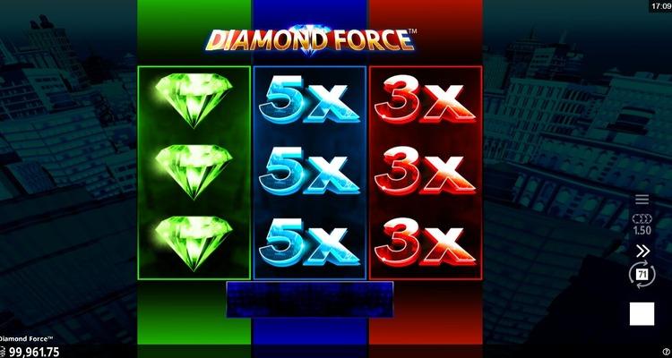 Diamond Force gokkast Team-Up Feature