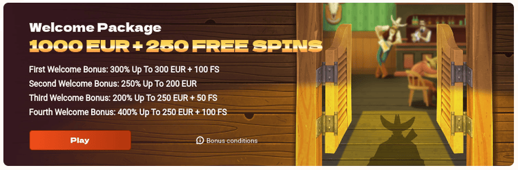 Wild Wild Casino welkomstbonus + free spins