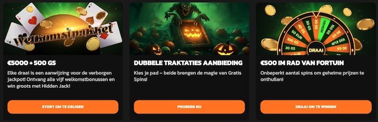 Hidden Jack bonussen