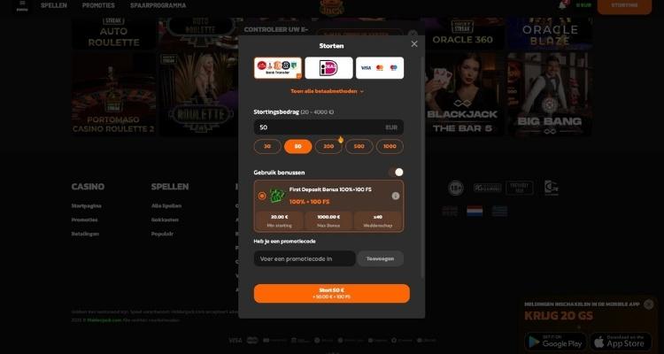 Hidden Jack storten iDEAL