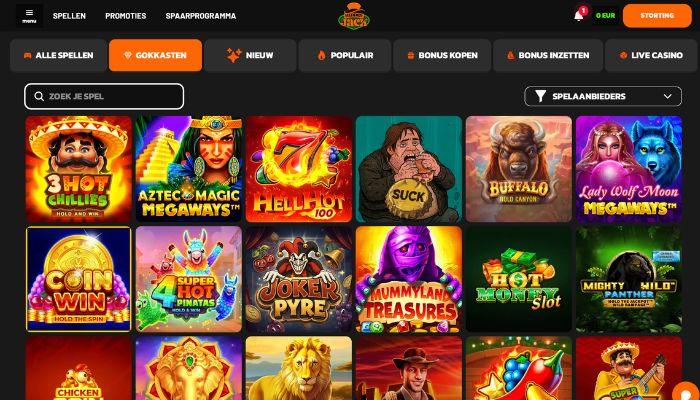 gokkasten van Hidden Jack casino