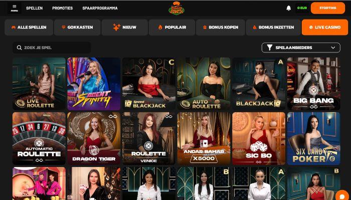 live casino van hidden jack