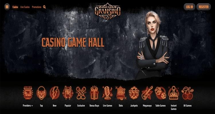 Gransino Casino game hall