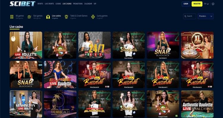 Scibet live casino