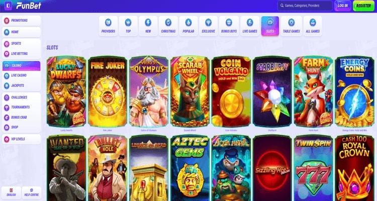 FunBet casino slots