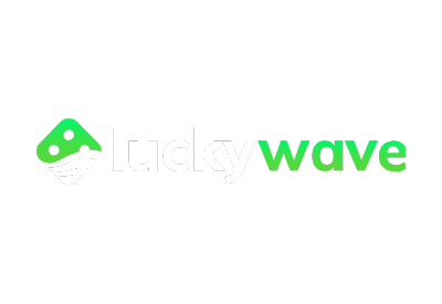 LuckyWave Casino logo transparant