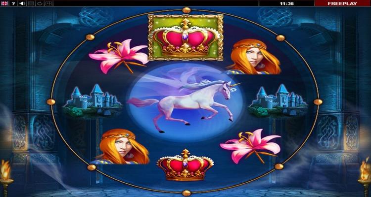 Royal Unicorn slot bonusspel