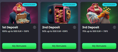 Tip-top casino welkomstpakket