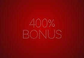 400% casino bonus