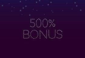 500% casino bonus