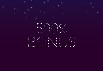 500% casino bonus