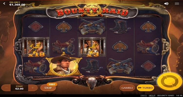 Bounty Raid Sheriff bonus feature