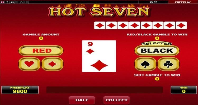 Hot Seven slot bonus feature