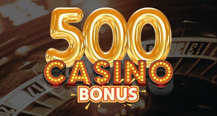 Speel met 500% casino bonus