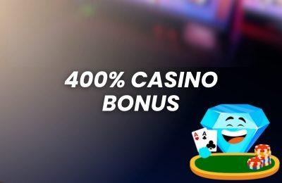 online casino 400 bonus