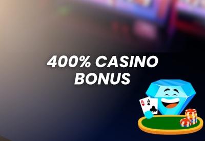 online casino 400 bonus