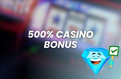 online casino 500 bonus