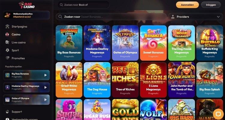 MadCasino Spellen