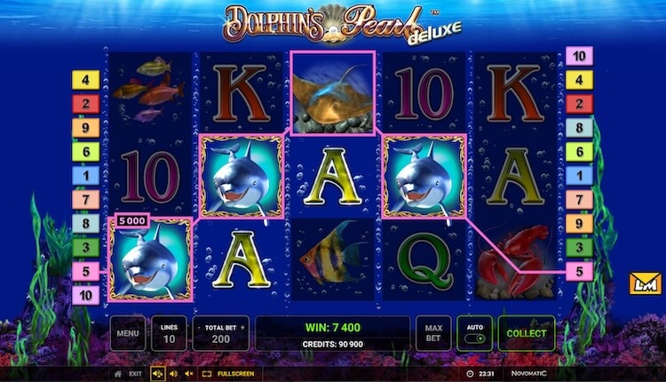 Doplhin Pearl Deluxe Slot