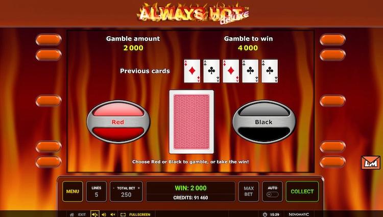 Always Hot Deluxe Gamble