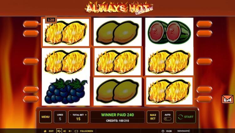 Always Hot Deluxe Gokkast