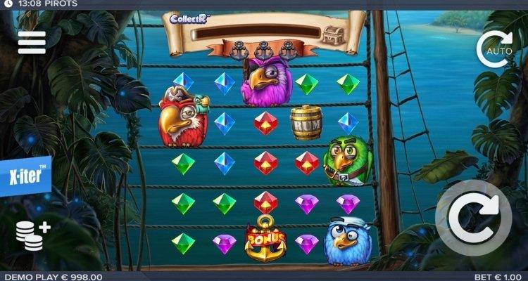 Pirots slot gameplay